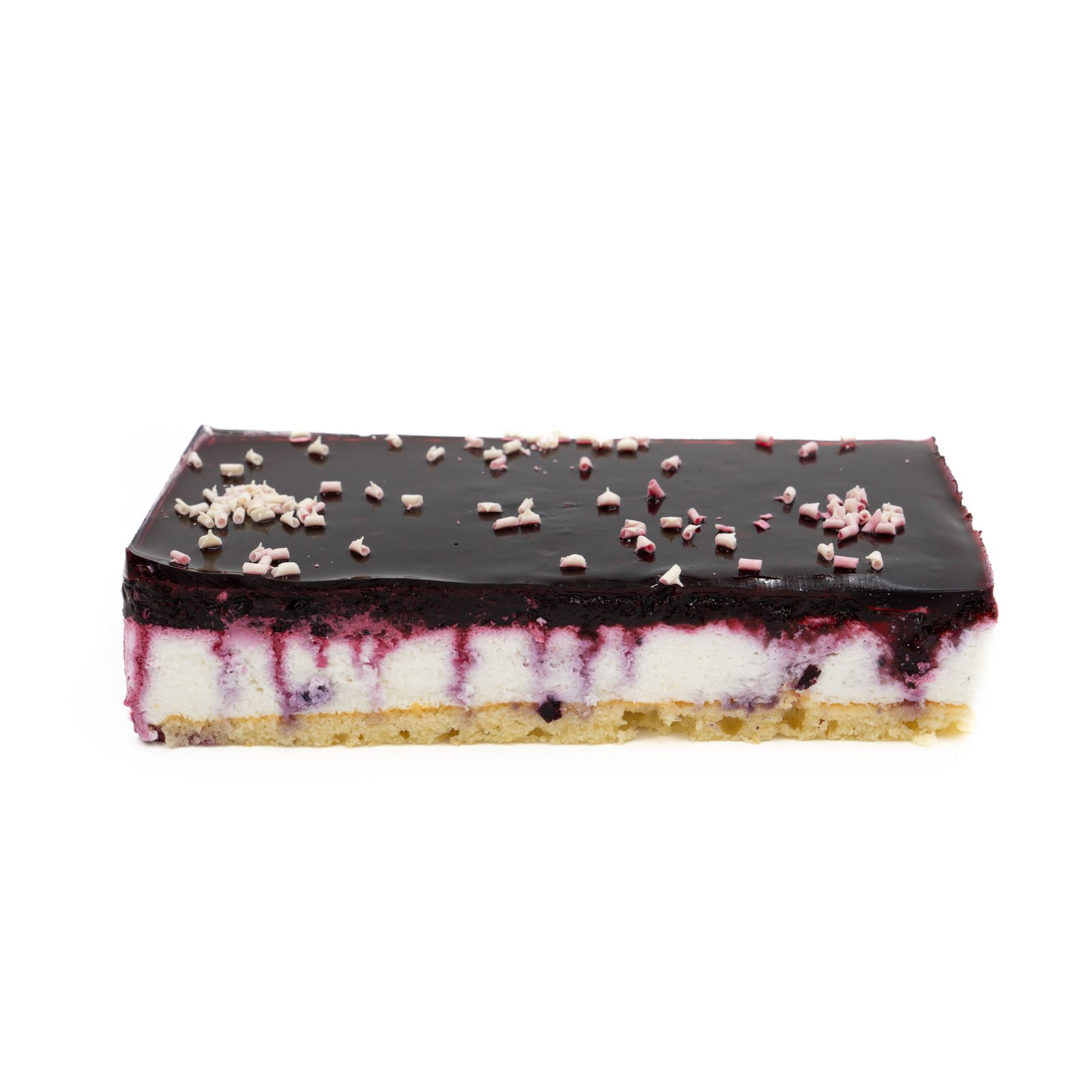 Layered cake with black currants