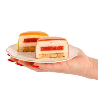 Assorted pastries with mango and blood orange 2×110 g